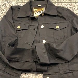 Women’s M Michael Kors black Jean jacket